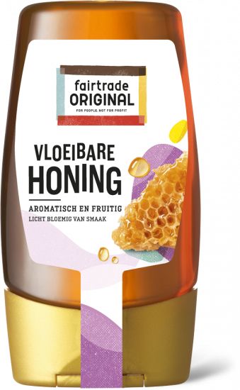 FairTrade Honing in knijpfles 250 gr.