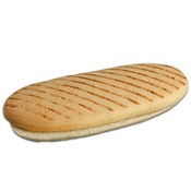 Panini wit gegrild voorgesneden 54x80gr.
