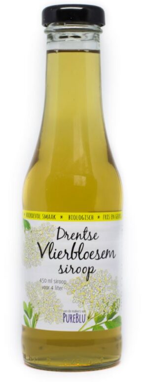 Vlierbloesemsiroop BIO 6x450 ml.