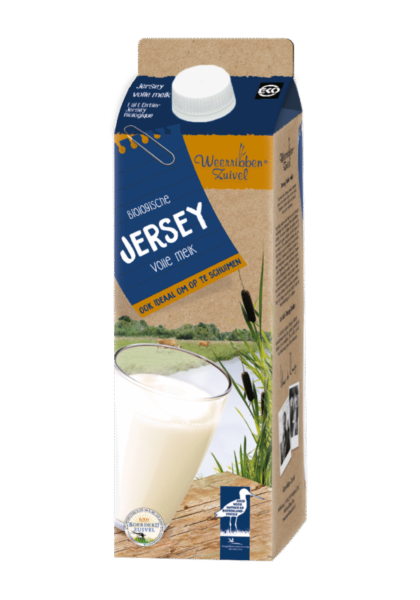 Jersey volle melk BIO 1x1 ltr.