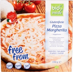 Glutenvrije pizza margherita BIO 8x330 g