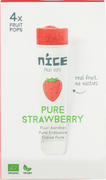 Fruitijsjes puur aardbei BIO 6x240 ml.