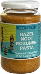 Hazelnoot rozijnenpasta BIO 6x350 gr.