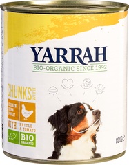 Blik hond brokjes kip BIO 6x820 gr.