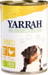 Blik hond brokjes kip BIO 12x405 gr.