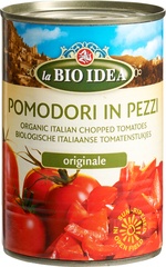 Tomatenstukjes in blik BIO 12x400 gr.