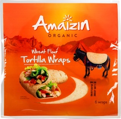 Tortilla wraps natural BIO 16x6 stuks