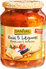 Ravioli met 5 groenten BIO 6x670 gr.