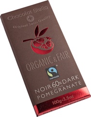 Chocolate bar dark pomegranate BIO 11x10