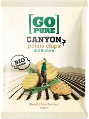 Canyon chips dill + chive BIO 6x125 gr.