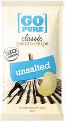 Classic chips unsalted BIO 10x125 gr.