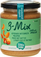Gemengde notenpasta 3-mix BIO 6x250 gr.