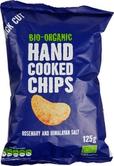 Handcooked chips rosemary BIO 10x125 gr.