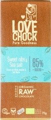 RAW Chocolade nibs zeezout BIO 8x70 gr.