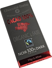 Chocolate bar dark 100% BIO 14x70 gr.