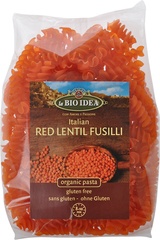 Rode linzen fusilli BIO 10x250 gr.