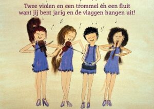 Twee violen  10x1 stuks