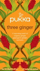 Kruidenthee three ginger BIO 4x36 gr.