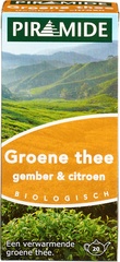 Groene thee Gember + Citroen BIO 6x30 gr