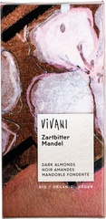 Chocolade puur amandelen BIO 10x100 gr.