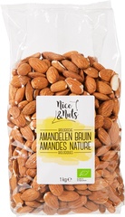 Amandelen bruin BIO 6x1 kg.