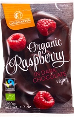 Frambozen in pure chocolate BIO 10x50 gr