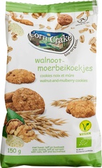 Walnoot-moerbeikoekjes BIO 6x150 gr.
