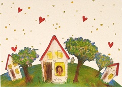 Huisjes 10x1 stuks