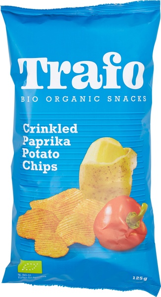 Ribbelchips paprika BIO 12x125 gr.