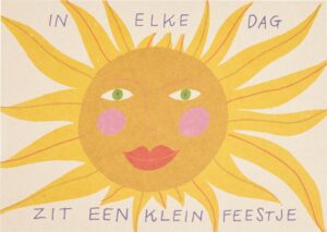 Postkaart elke dag  10x1 stuks