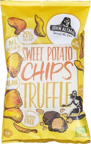 Zoete aardappelchips truffel BIO 12x90 g