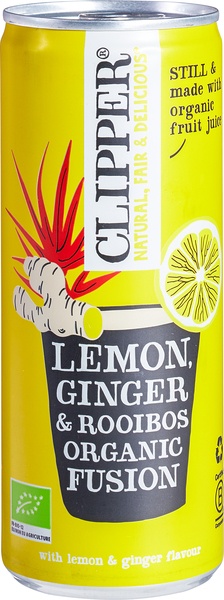 Icetea lemon, ginger + rooibos BIO 12x25