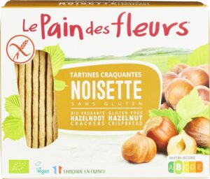 Krokante crackers hazelnoot BIO 12x150 g