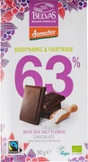 Chocolate bar dark 63% seasalt Demeter 1