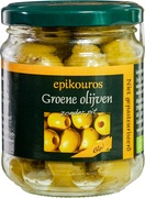 Groene olijven zonder pit BIO 6x100 gr.
