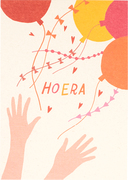 Postkaart Claire hoera  10x1 stuks