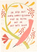 Postkaart Claire ik denk dat  10x1 stuks