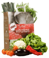 Groente en fruit tas 2p BIO p/st.
