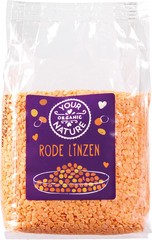 Rode linzen BIO 6x400 gr.