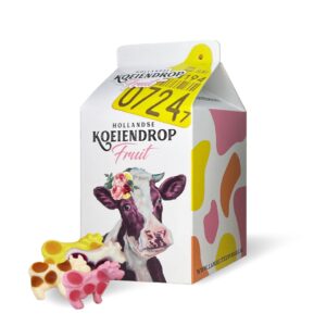 Koeienfruitgum melkpak 18x200gr.
