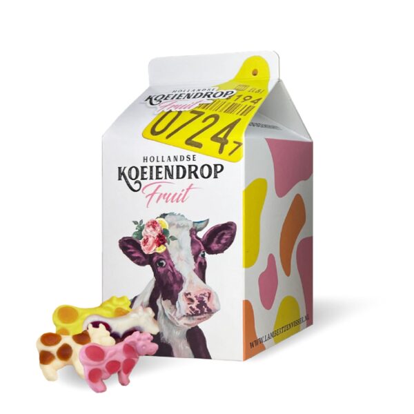 Koeienfruitgum melkpak 18x200gr.
