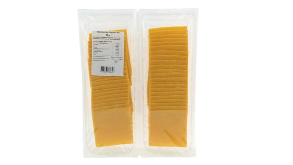 Gesn. Cheddar rood bak 9x9 20 gr. 1 kg.