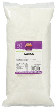 Kokos gemalen Go Tan 1 kg.