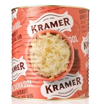 Zuurkool Wijn blik 10 ltr.
