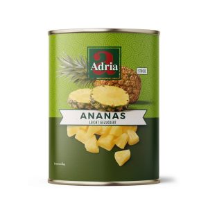 Ananasstukjes Adria blik 580 ml.