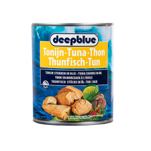 Tonijn skj chunks olie Deepblue 800 gr.