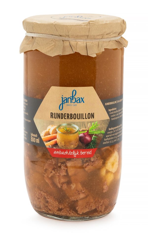Runderbouillon Bax 800 ml.