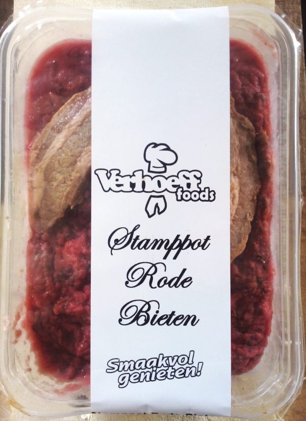Stamppot rode bieten met speklap 450 gr.