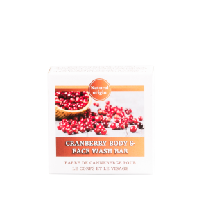 Cranberry Body&Face wash bar 100 gr.