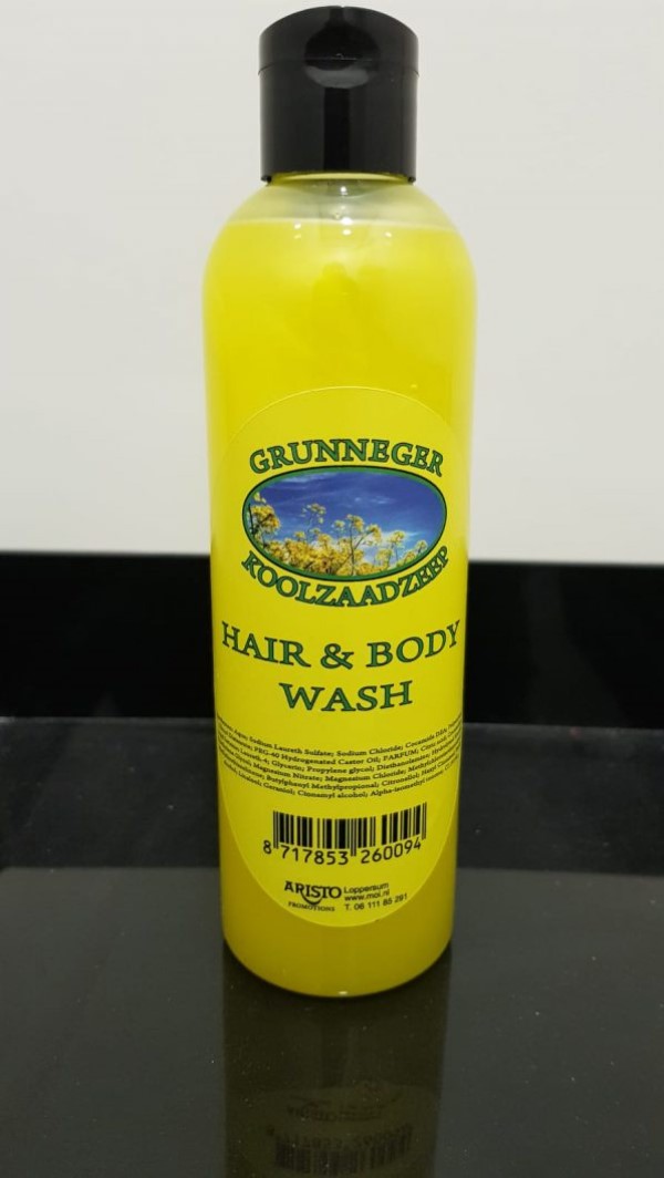Koolzaadzeep Hair & Body wash - 250 ml.